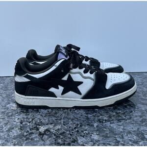 A Bathing Ape Bape SK8 Sta Black Suede Shoes Men’s Size 11